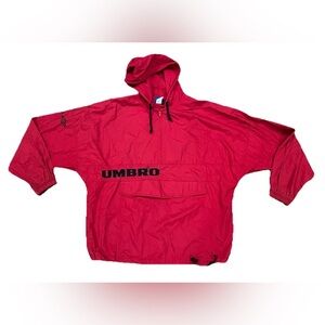 Vintage Umbro Pullover Windbreaker Jacket Coat Mens Adult Large Cotton